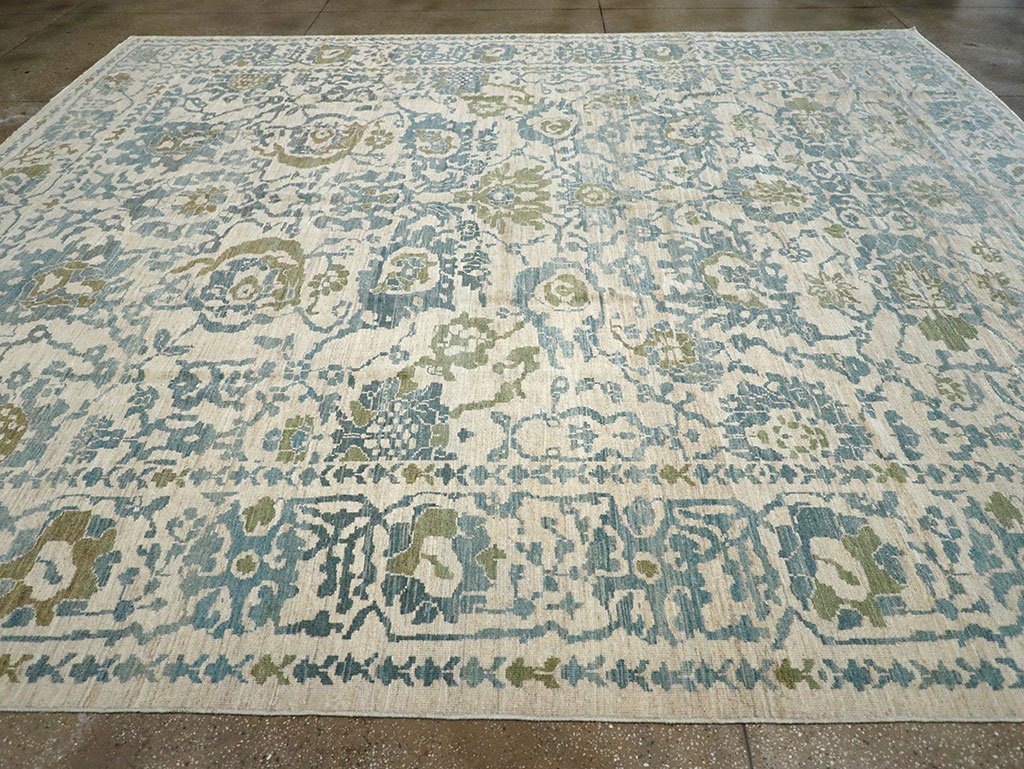 Modern Persian Sultanabad Large Room Size Carpet, No.33139 - Galerie Shabab