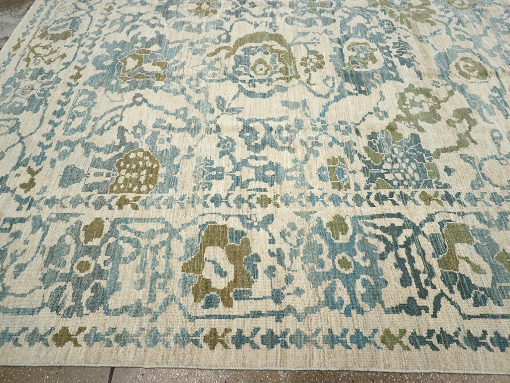 Modern Persian Sultanabad Large Room Size Carpet, No.33139 - Galerie Shabab