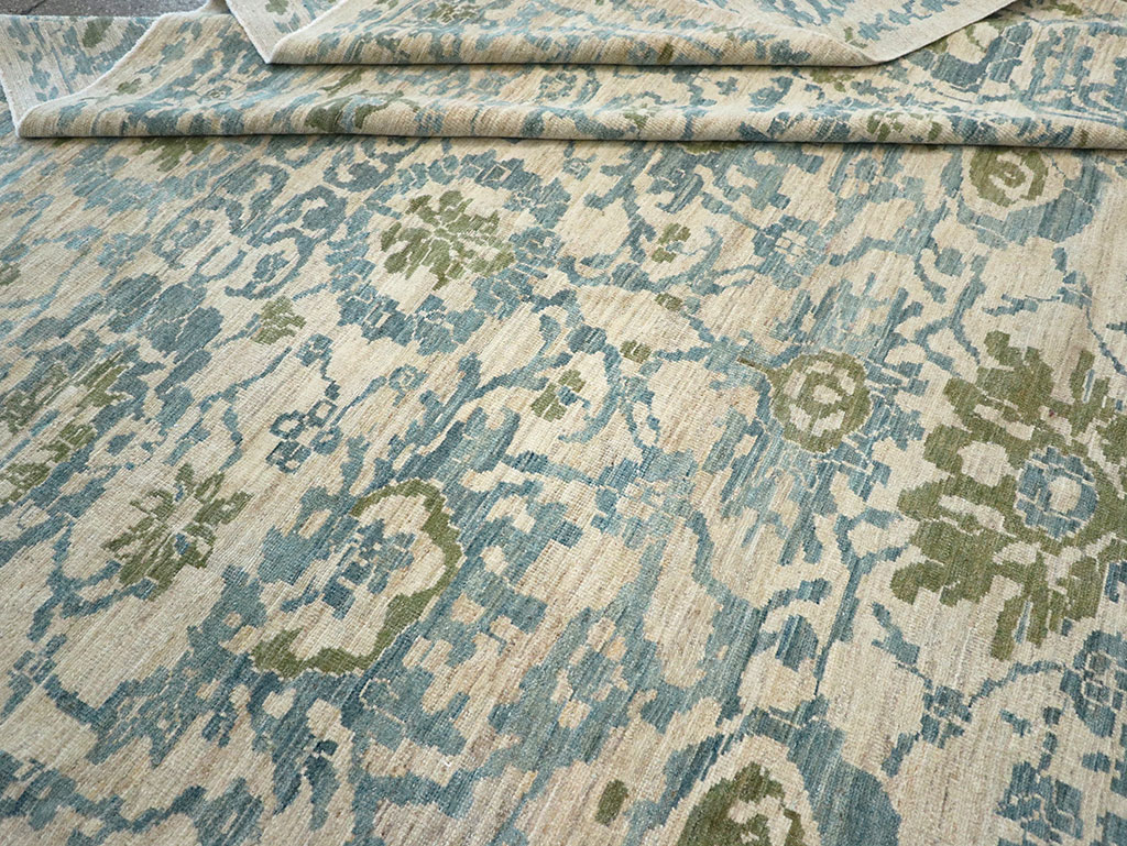 Modern Persian Sultanabad Large Room Size Carpet, No.33139 - Galerie Shabab