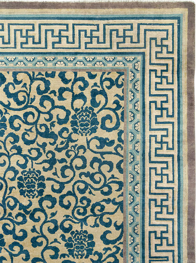 Antique Chinese Peking Room Size Carpet, No.33141 - Galerie Shabab