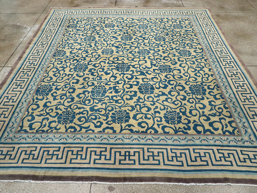 Antique Chinese Peking Room Size Carpet, No.33141 - Galerie Shabab