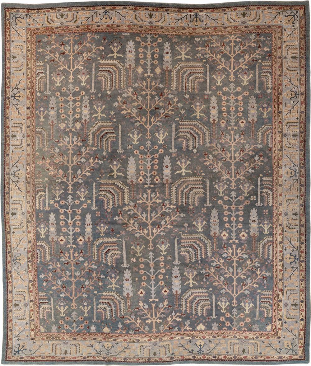 Antique Turkish Oushak Large Room Size Carpet, No.33142 - Galerie Shabab