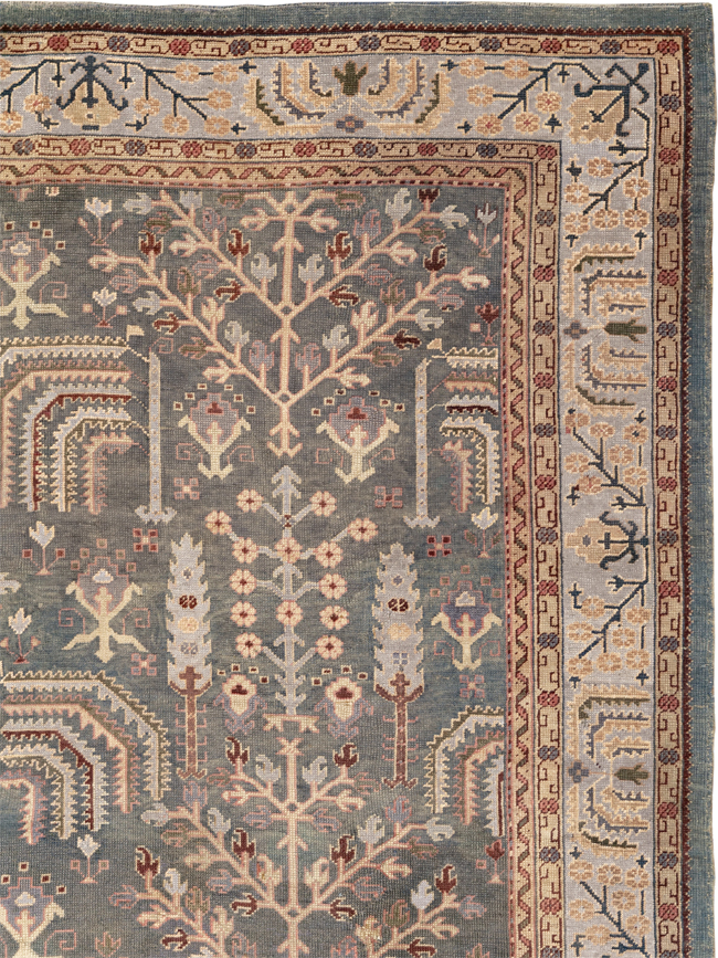 Antique Turkish Oushak Large Room Size Carpet, No.33142 - Galerie Shabab