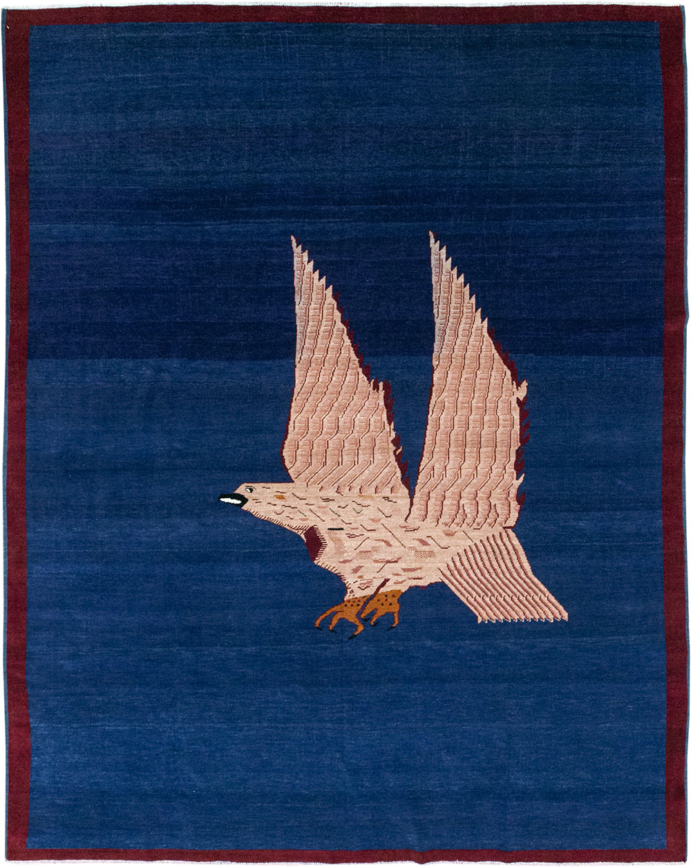 Vintage Turkish Pictorial Room Size Carpet, No.33143 - Galerie Shabab