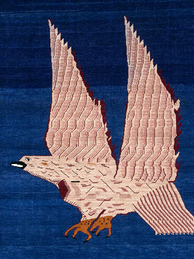 Vintage Turkish Pictorial Room Size Carpet, No.33143 - Galerie Shabab