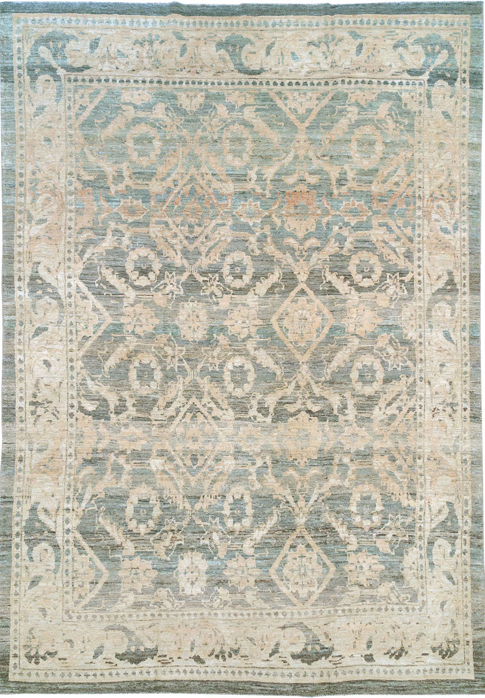Modern Persian Mahal Room Size Carpet, No.33147 - Galerie Shabab