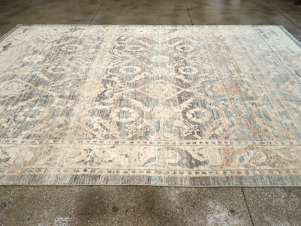 Modern Persian Mahal Room Size Carpet, No.33147 - Galerie Shabab