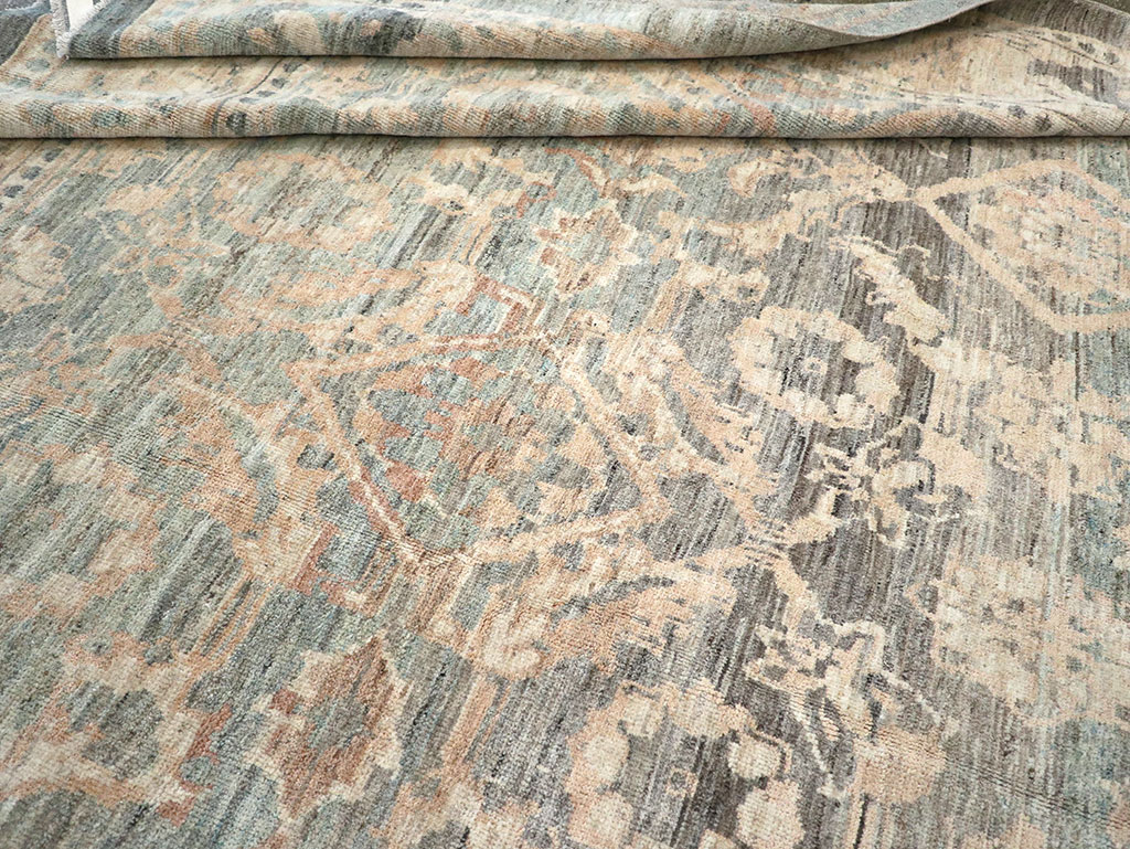 Modern Persian Mahal Room Size Carpet, No.33147 - Galerie Shabab