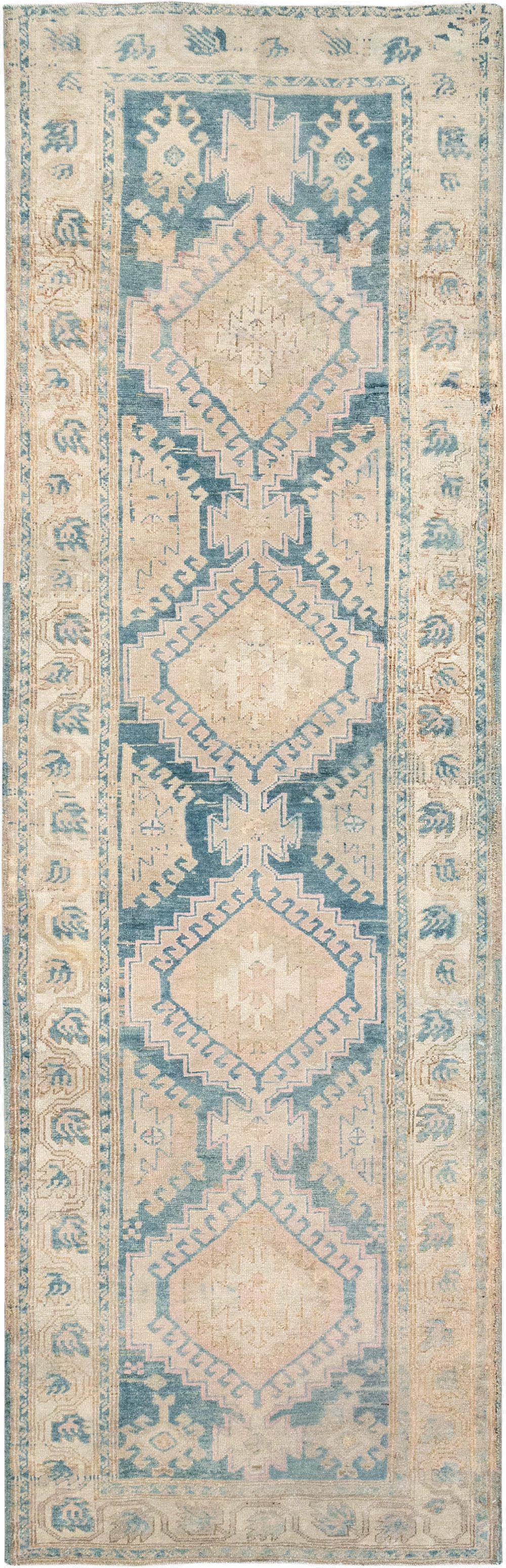 Vintage Persian Heriz Runner, No.33149 - Galerie Shabab