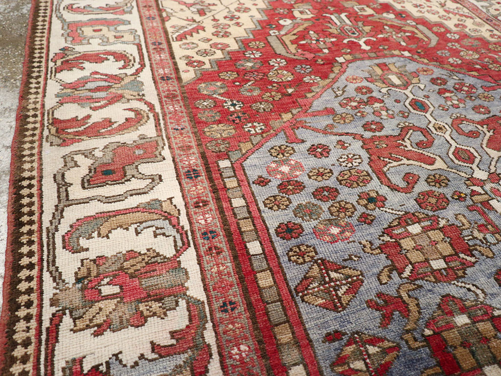 Vintage Persian Tabriz Accent Rug, No.33157 - Galerie Shabab