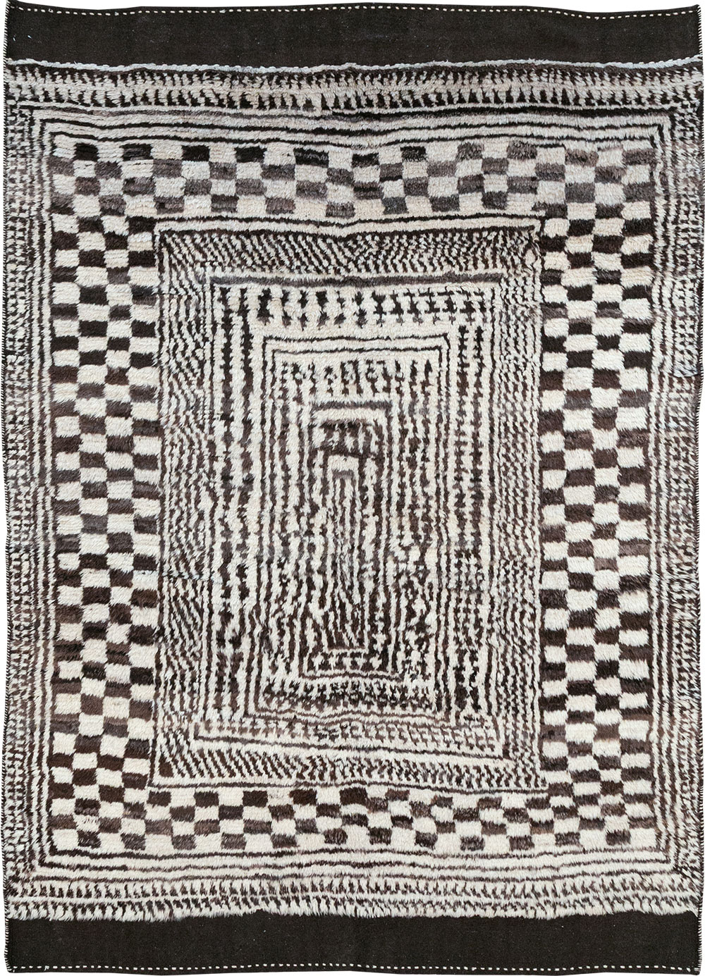Modern Persian Gabbeh Room Size Carpet, No.33159 - Galerie Shabab