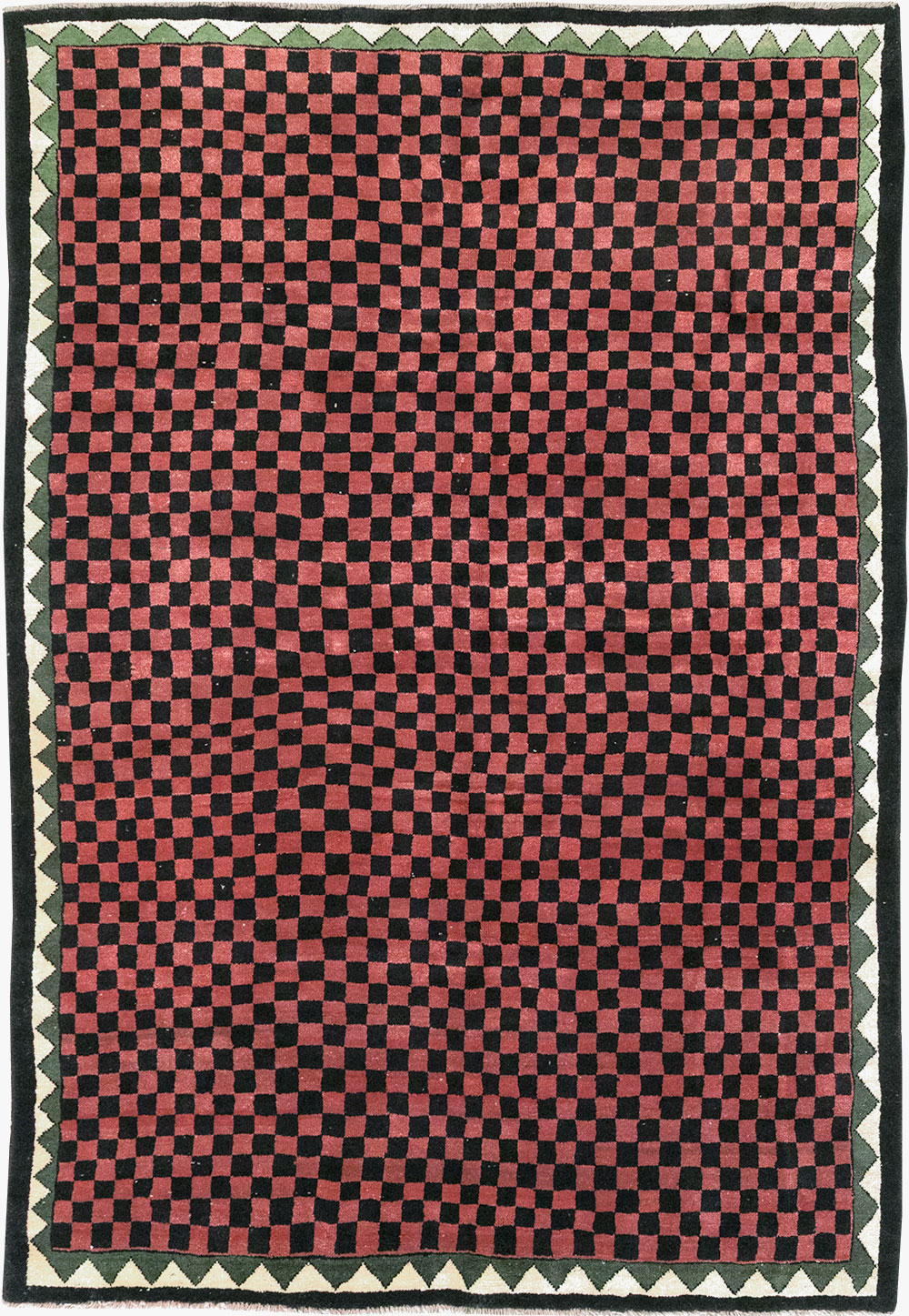 Modern Indian Gabbeh Accent Carpet, No.33163 - Galerie Shabab
