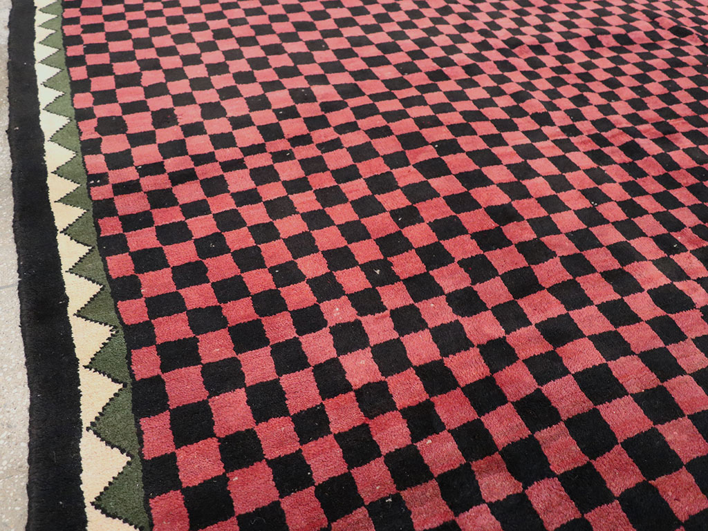 Modern Indian Gabbeh Accent Carpet, No.33163 - Galerie Shabab