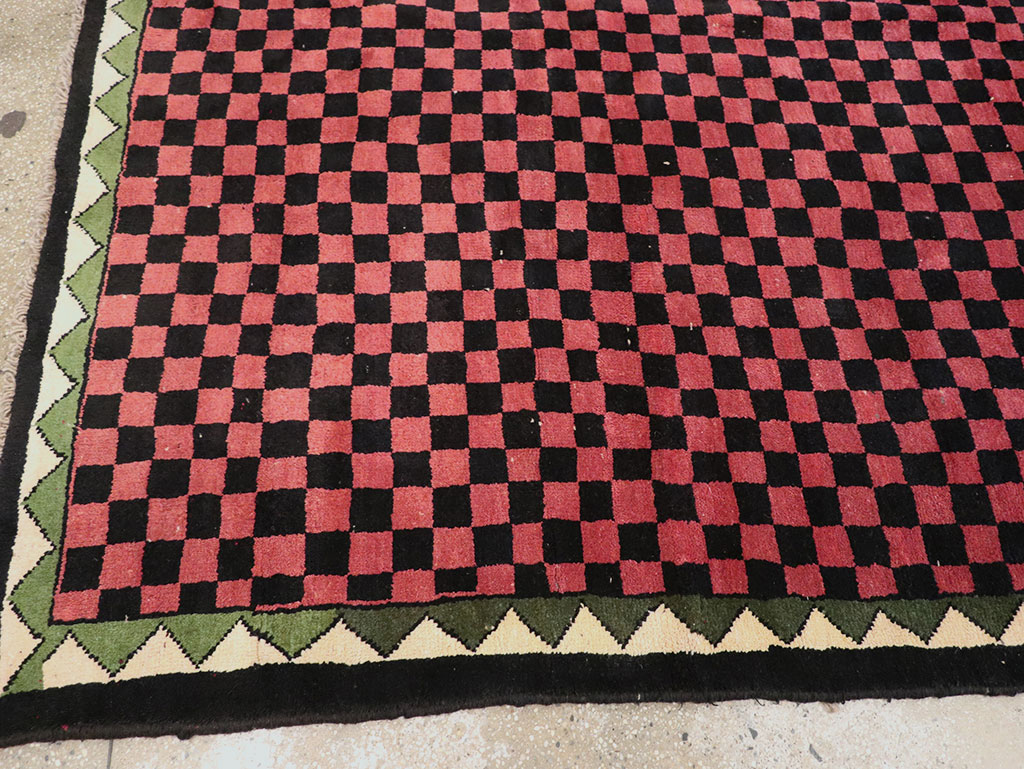 Modern Indian Gabbeh Accent Carpet, No.33163 - Galerie Shabab