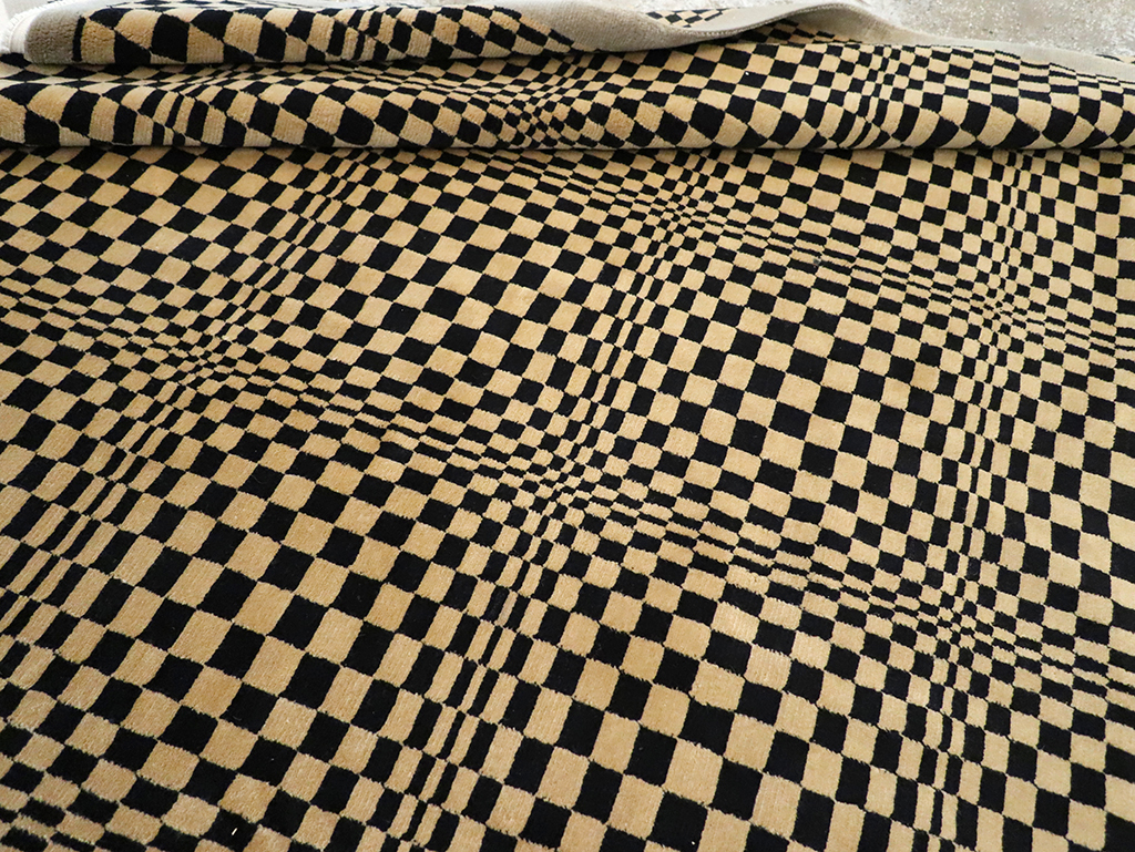 Modern Tibetan Art Deco Room Size Carpet, No.33164 - Galerie Shabab