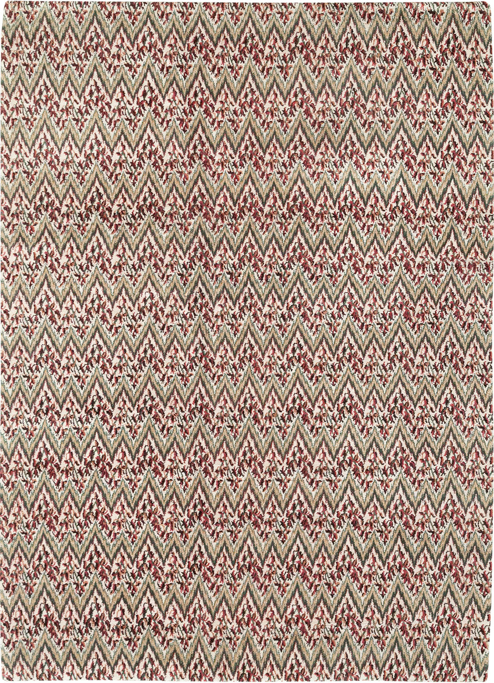 Modern Tibetan Accent Rug, No.33165 - Galerie Shabab
