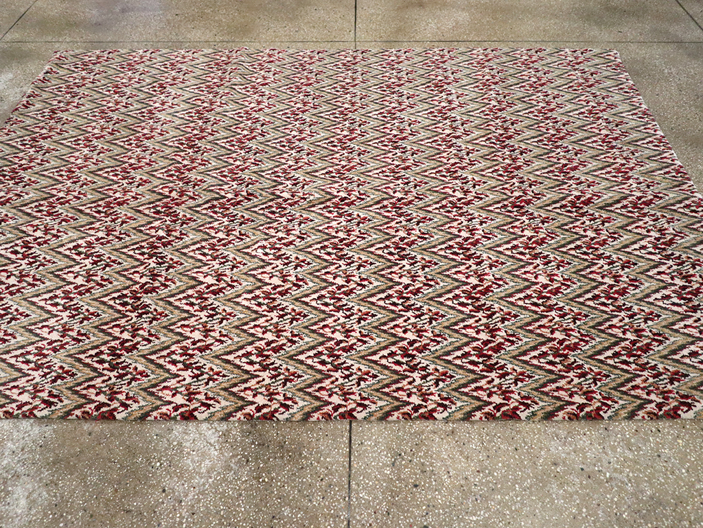 Modern Tibetan Accent Rug, No.33165 - Galerie Shabab