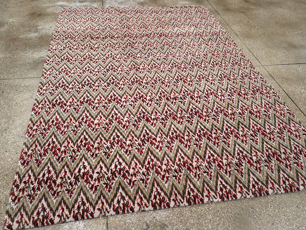 Modern Tibetan Accent Rug, No.33165 - Galerie Shabab