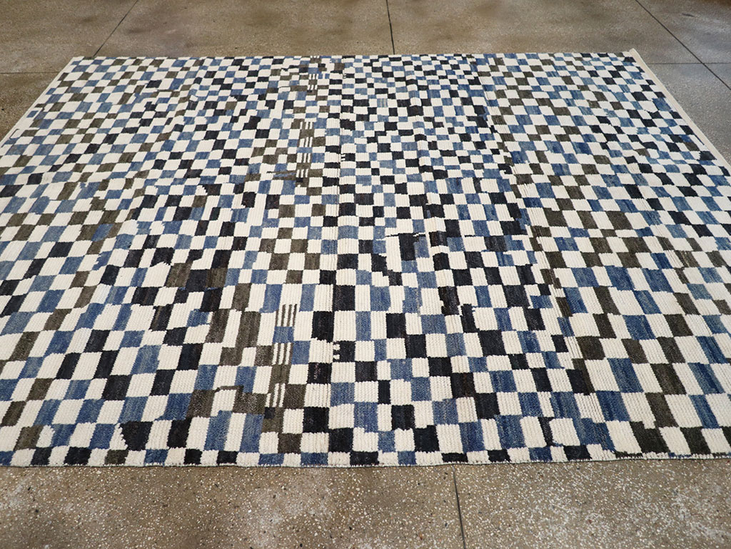 Modern Contemporary Indian Room Size Carpet, No.33167 - Galerie Shabab