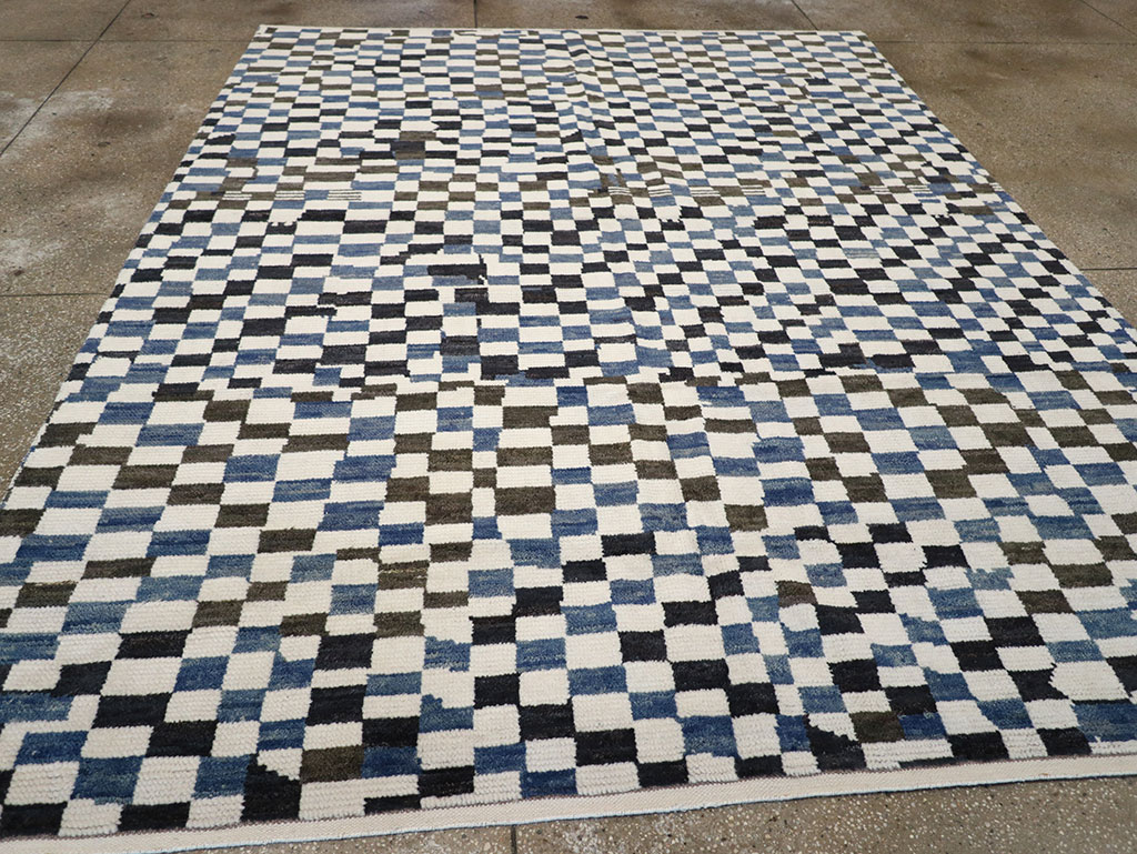 Modern Contemporary Indian Room Size Carpet, No.33167 - Galerie Shabab