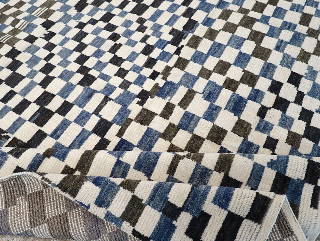 Modern Contemporary Indian Room Size Carpet, No.33167 - Galerie Shabab