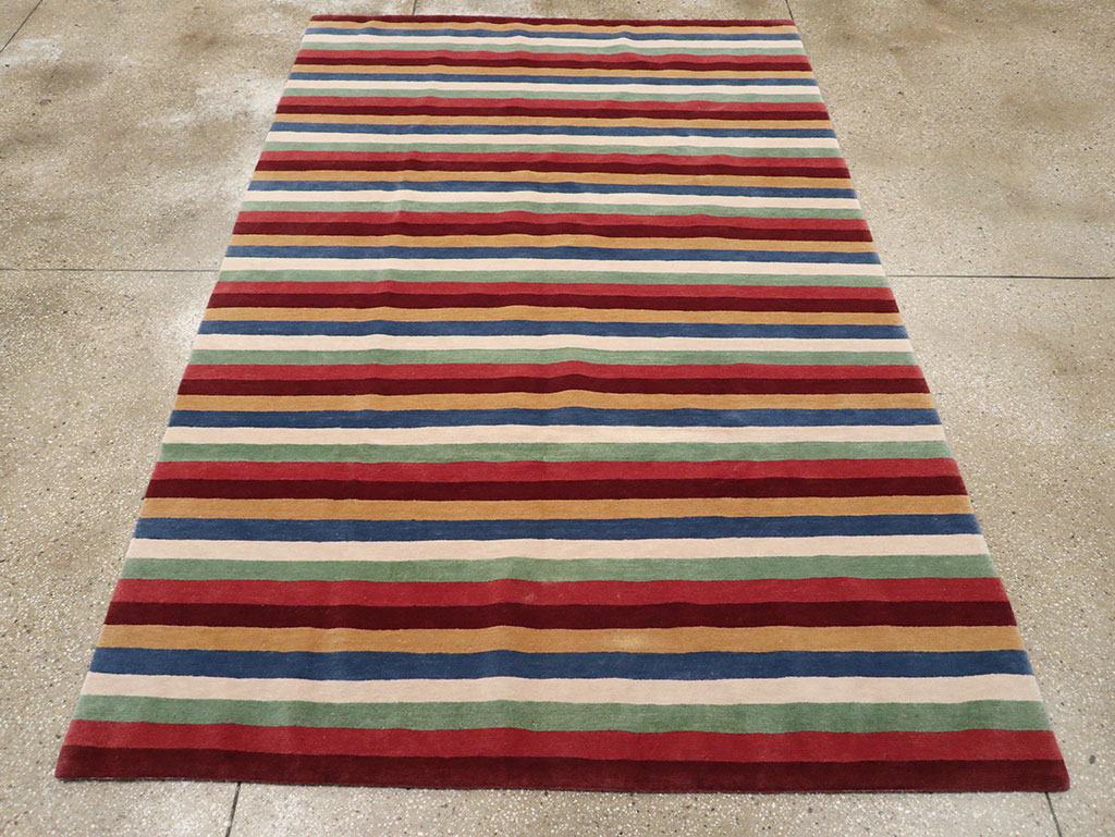 Modern Tibetan Accent Rug, No.33170 - Galerie Shabab