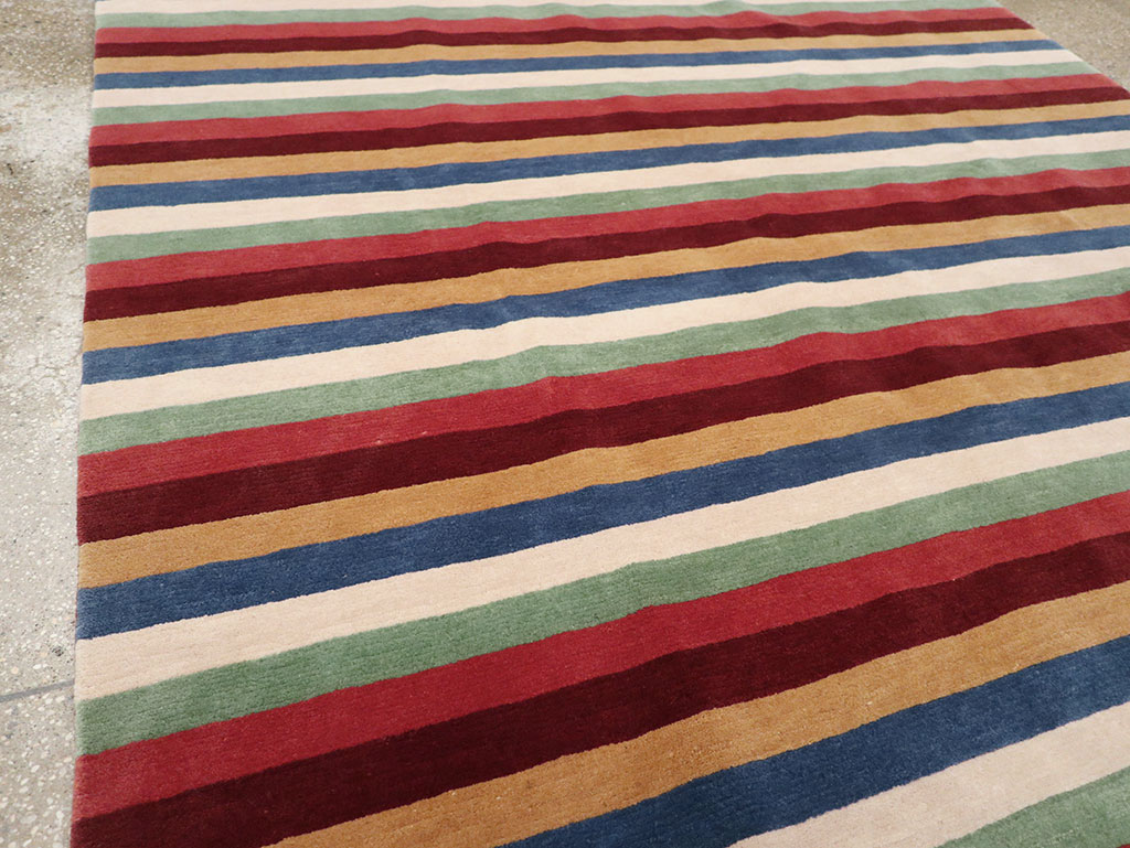 Modern Tibetan Accent Rug, No.33170 - Galerie Shabab