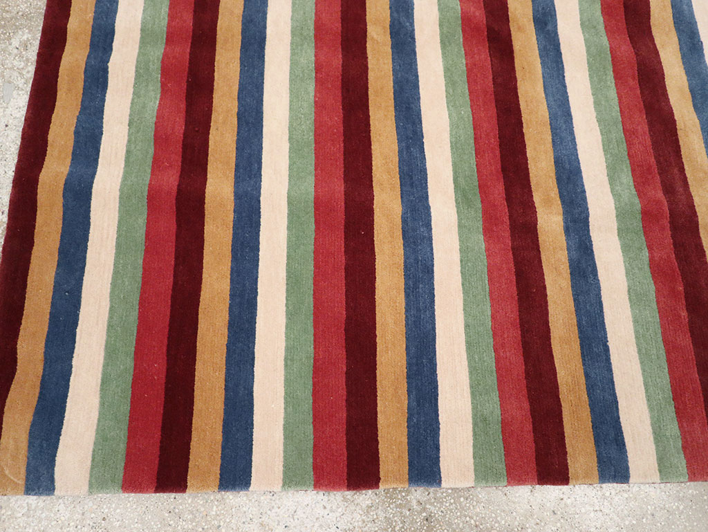 Modern Tibetan Accent Rug, No.33170 - Galerie Shabab