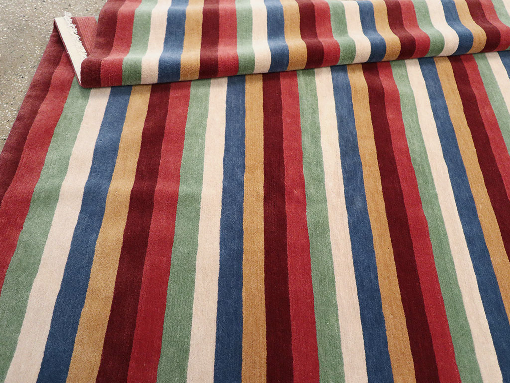 Modern Tibetan Accent Rug, No.33170 - Galerie Shabab