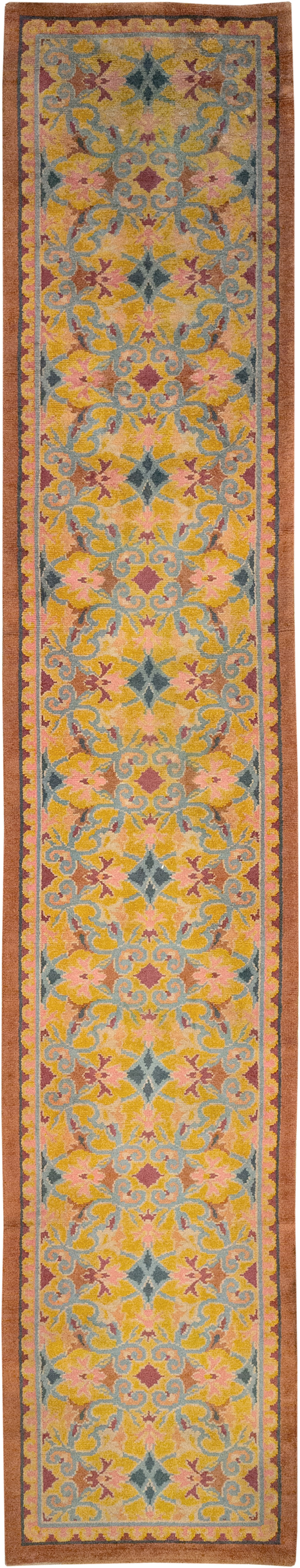 Antique Spanish Savonnerie Long Runner, No.33171 - Galerie Shabab