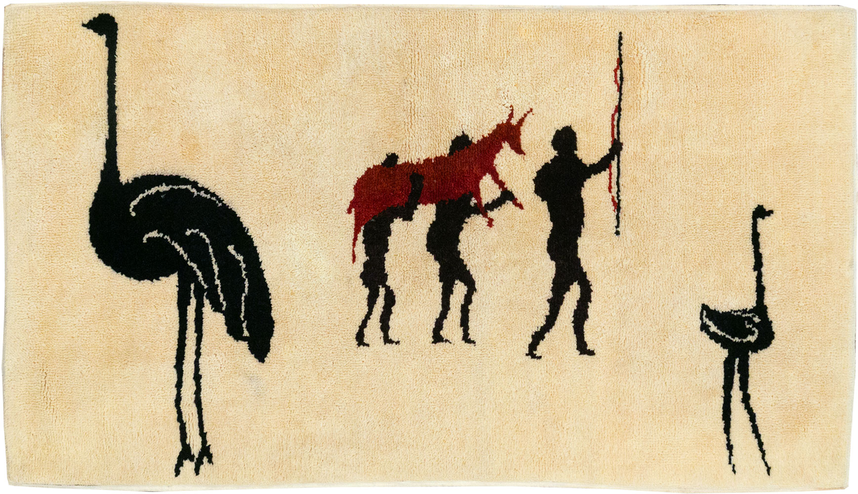 Vintage African Moroccan Pictorial Rug, No.33176 - Galerie Shabab