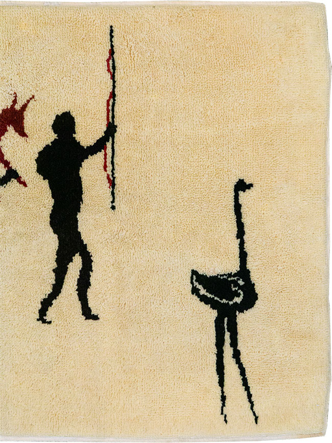 Vintage African Moroccan Pictorial Rug, No.33176 - Galerie Shabab