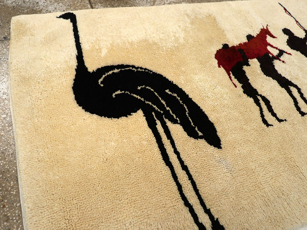 Vintage African Moroccan Pictorial Rug, No.33176 - Galerie Shabab