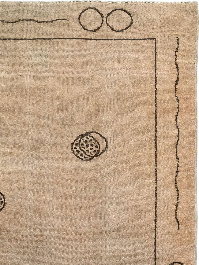 Vintage Chinese Art Deco Room Size Carpet, No.33179 - Galerie Shabab