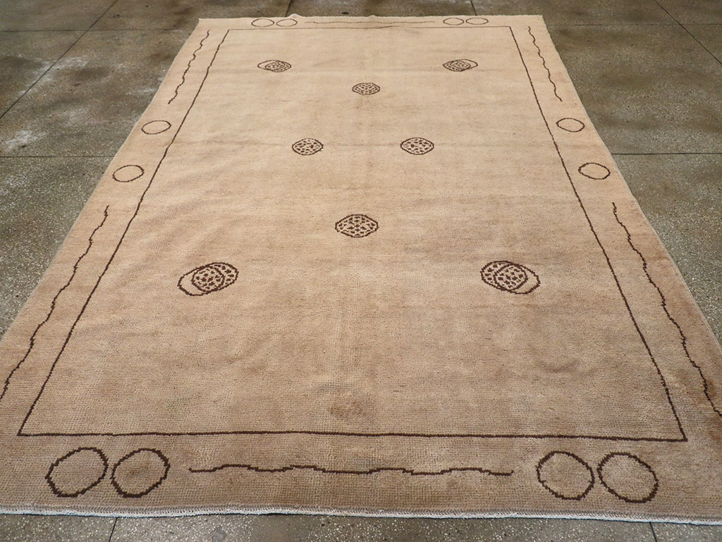 Vintage Chinese Art Deco Room Size Carpet, No.33179 - Galerie Shabab