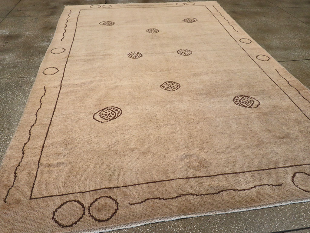 Vintage Chinese Art Deco Room Size Carpet, No.33179 - Galerie Shabab