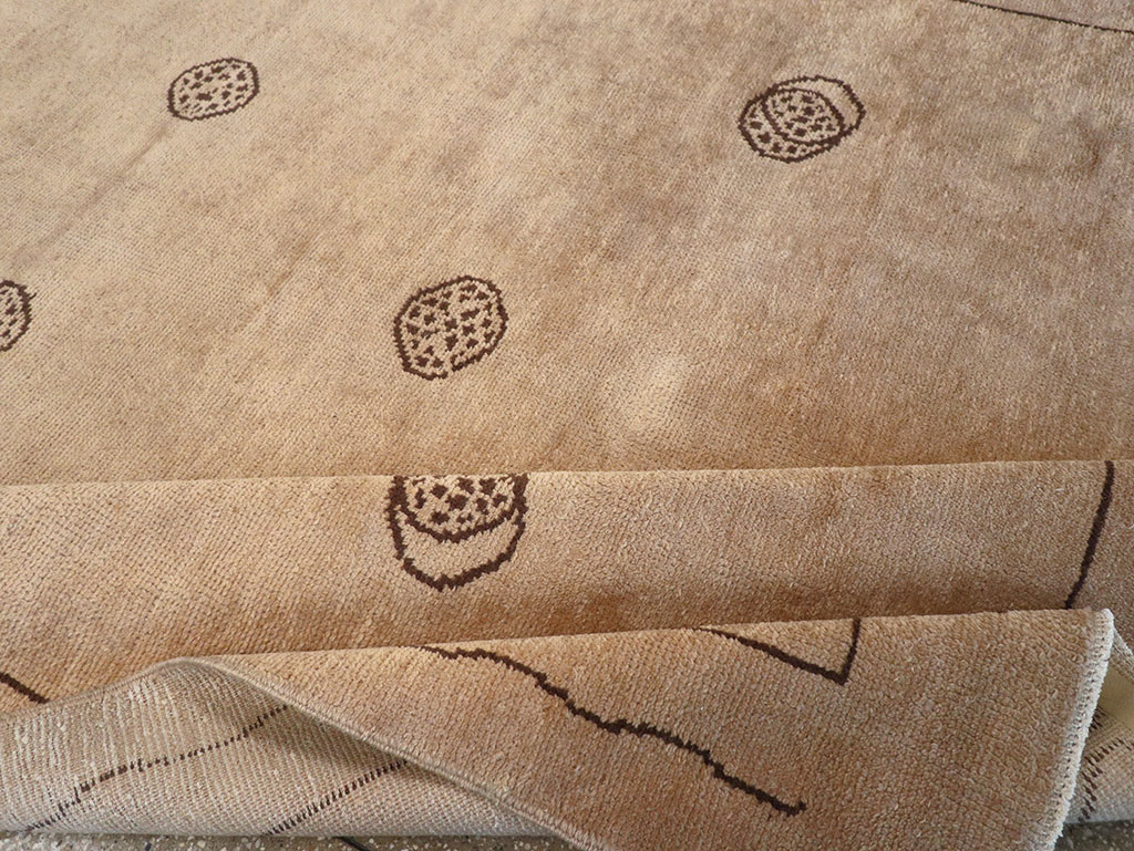 Vintage Chinese Art Deco Room Size Carpet, No.33179 - Galerie Shabab