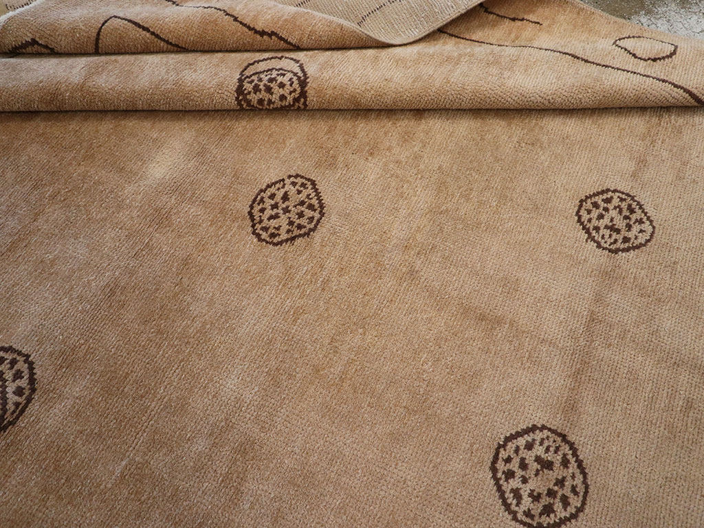 Vintage Chinese Art Deco Room Size Carpet, No.33179 - Galerie Shabab