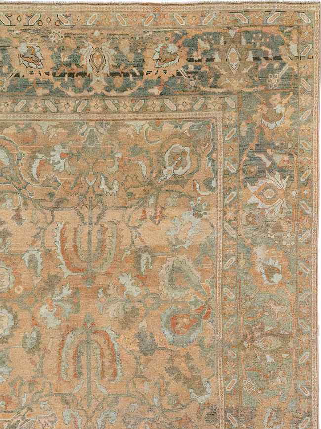 Antique Persian Mahal Room Size Carpet, No.33184 - Galerie Shabab