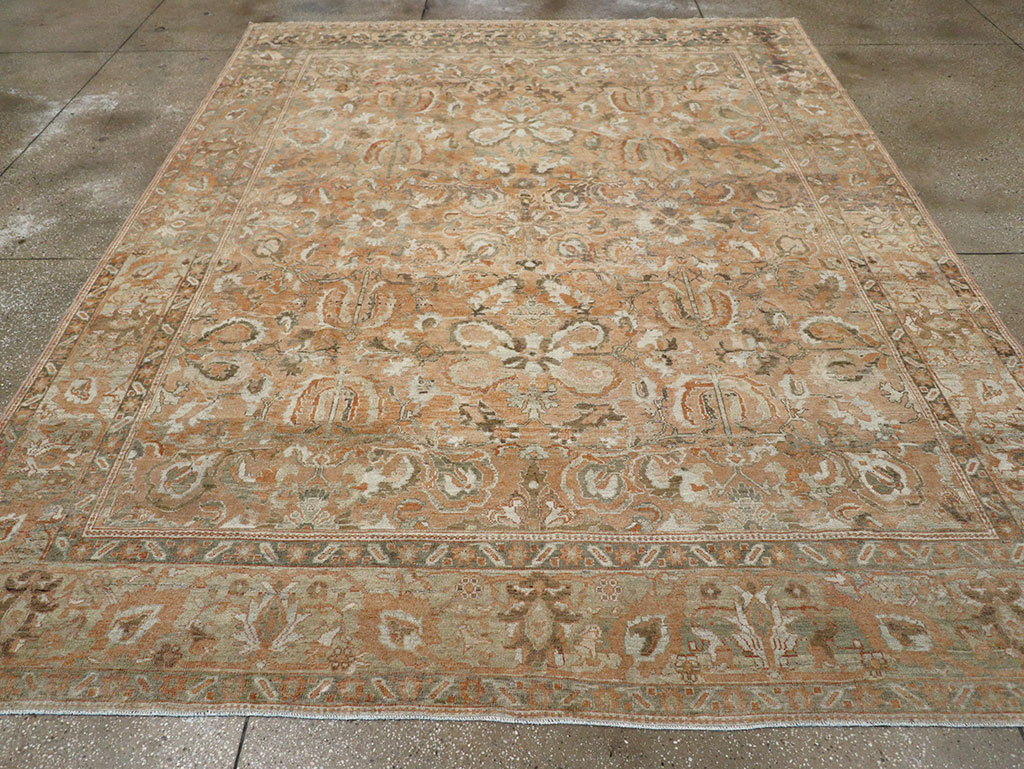 Antique Persian Mahal Room Size Carpet, No.33184 - Galerie Shabab