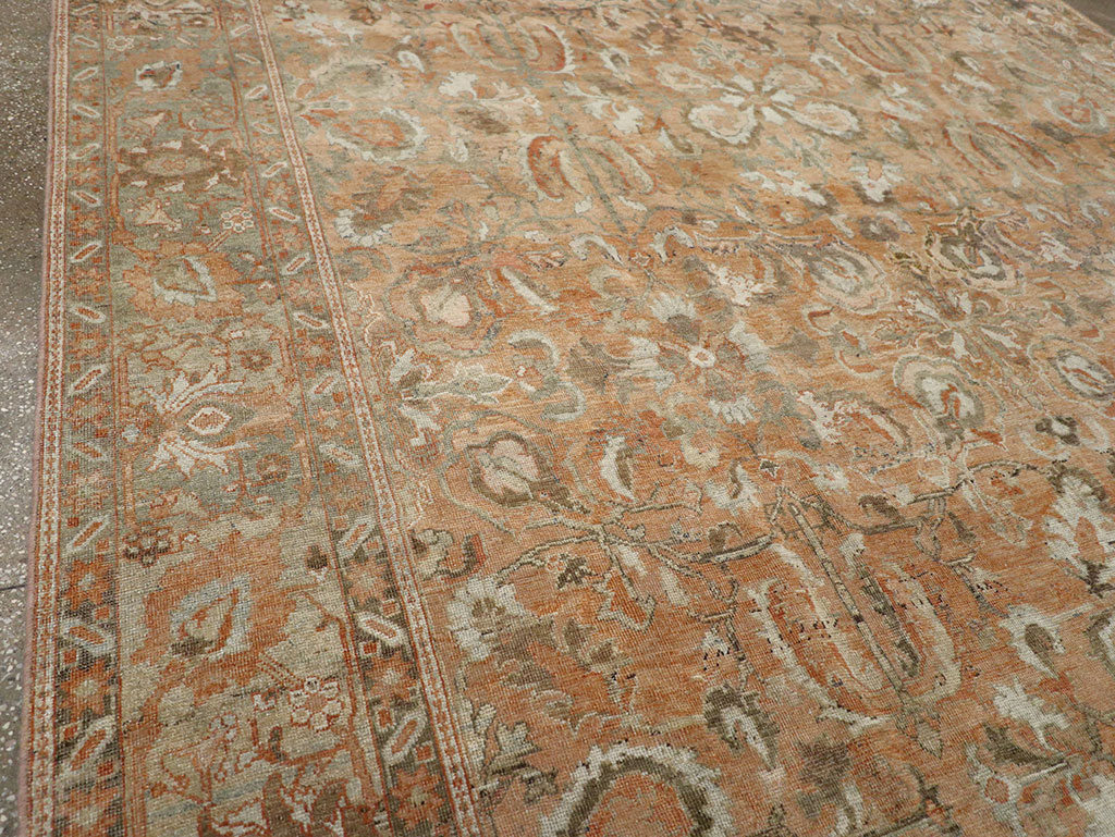 Antique Persian Mahal Room Size Carpet, No.33184 - Galerie Shabab