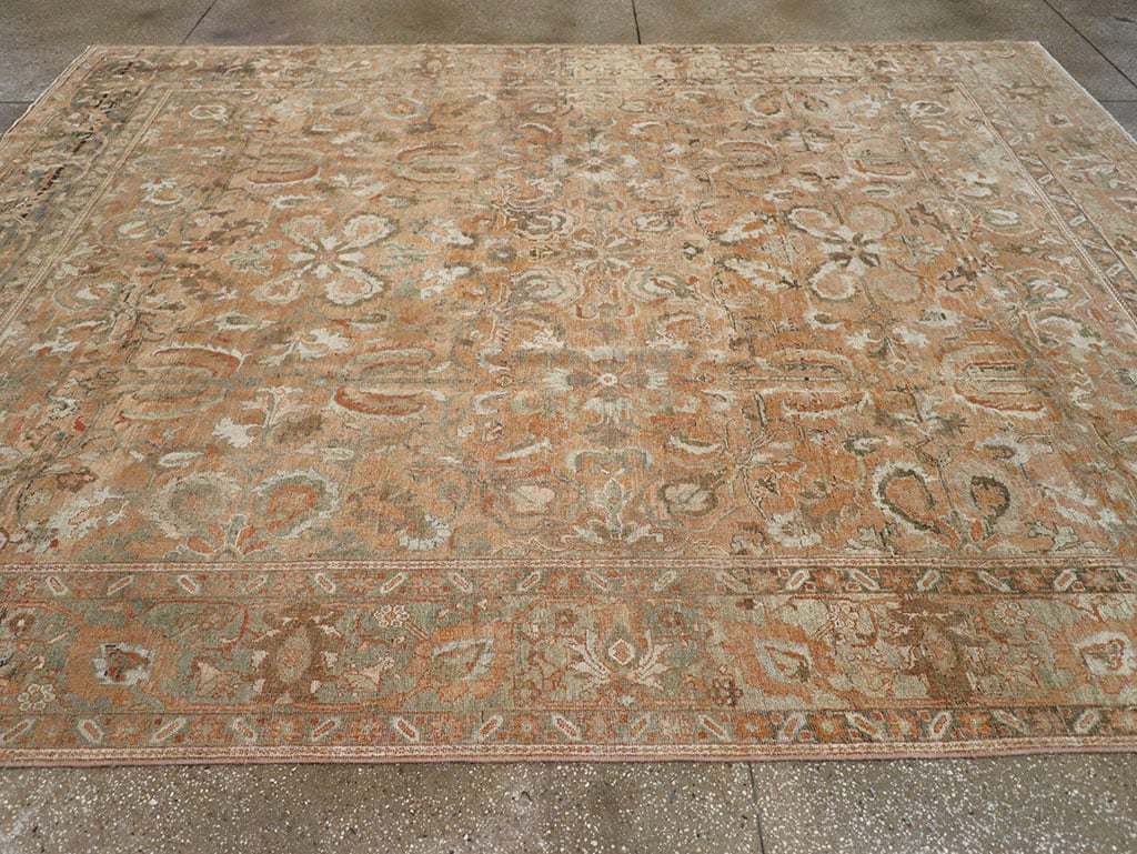 Antique Persian Mahal Room Size Carpet, No.33184 - Galerie Shabab