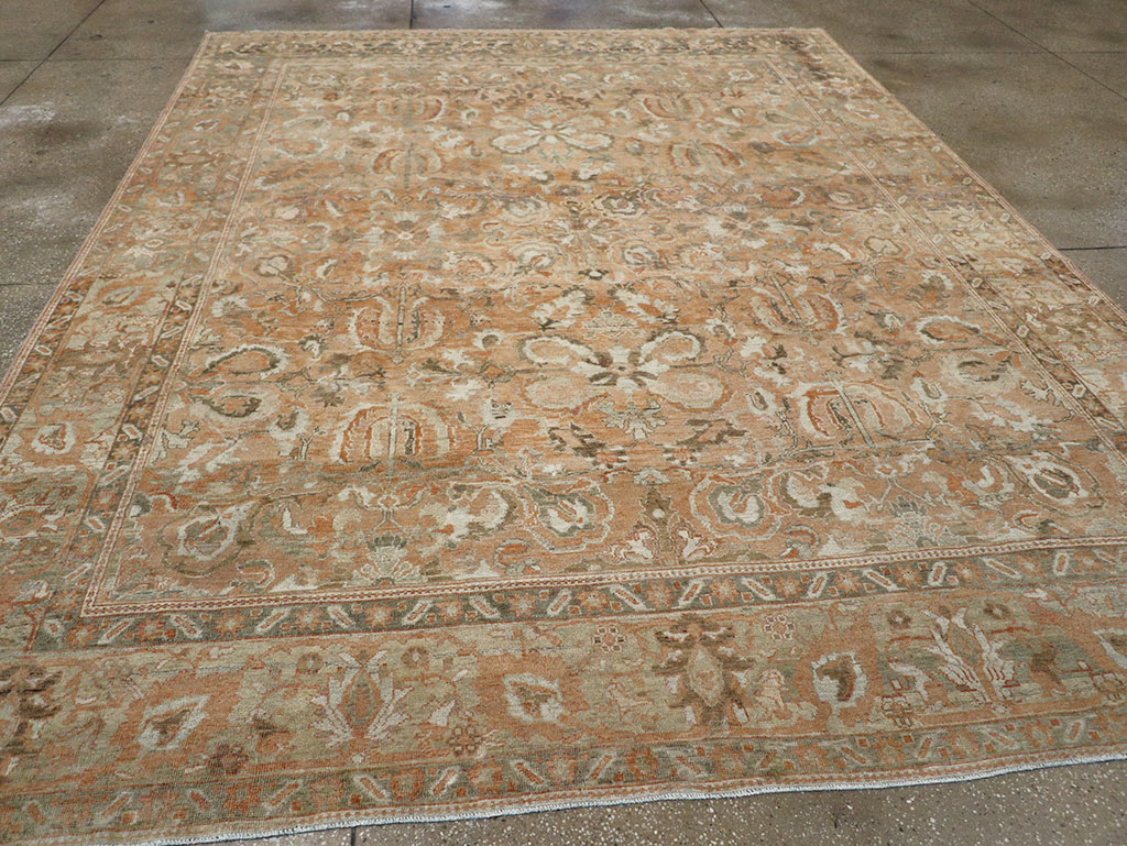 Antique Persian Mahal Room Size Carpet, No.33184 - Galerie Shabab