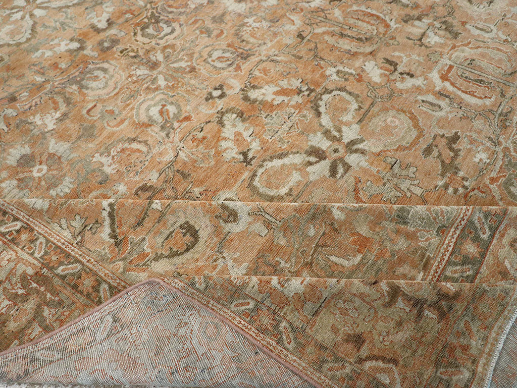 Antique Persian Mahal Room Size Carpet, No.33184 - Galerie Shabab