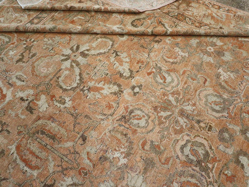 Antique Persian Mahal Room Size Carpet, No.33184 - Galerie Shabab