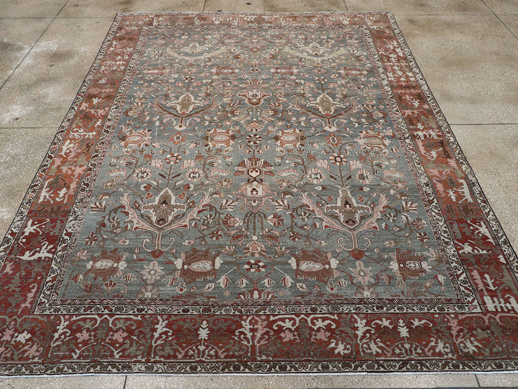 Antique Persian Malayer Room Size Carpet, No.33186 - Galerie Shabab