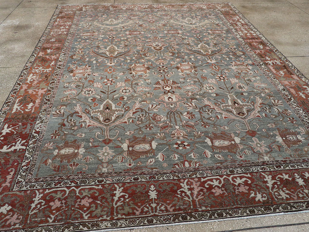 Antique Persian Malayer Room Size Carpet, No.33186 - Galerie Shabab