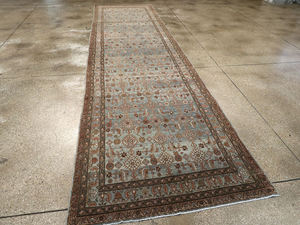 Antique Persian Malayer Long Runner, No.33187 - Galerie Shabab