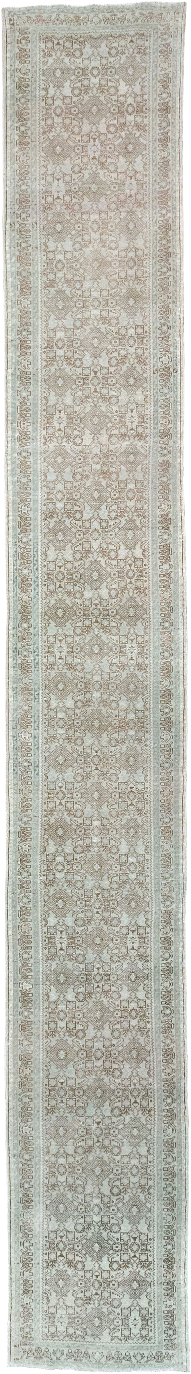 Antique Persian Malayer Long Runner, No.33188 - Galerie Shabab