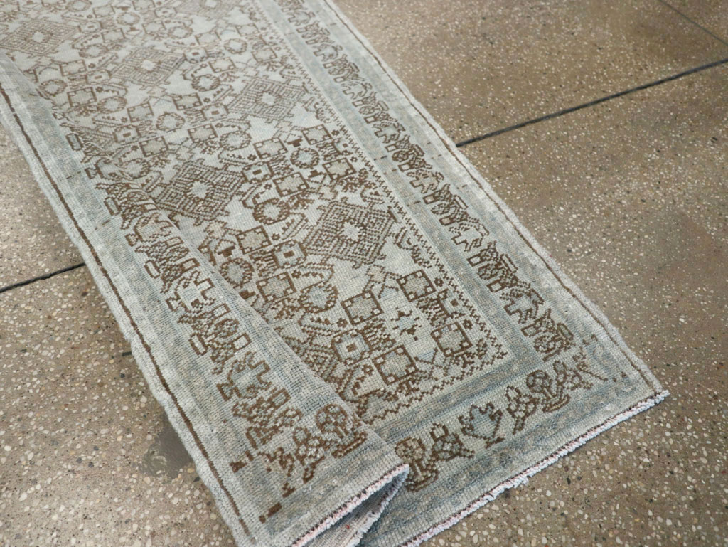 Antique Persian Malayer Long Runner, No.33188 - Galerie Shabab